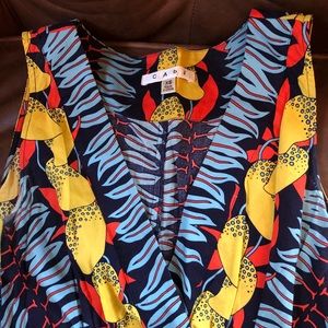 Vintage style Hawaiian maxi dress